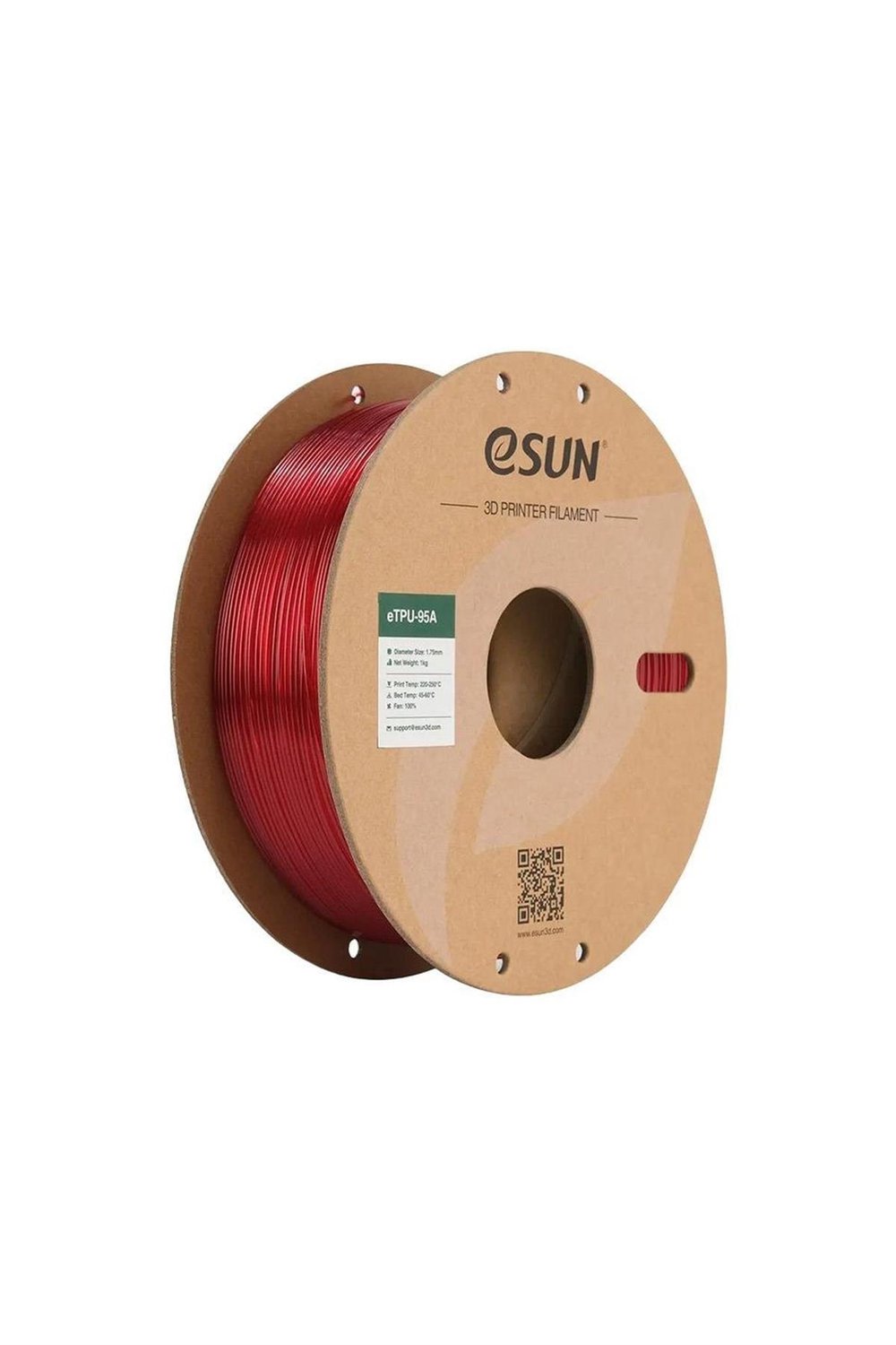 Esun Etpu-95A Filament Transparan Kırmızı