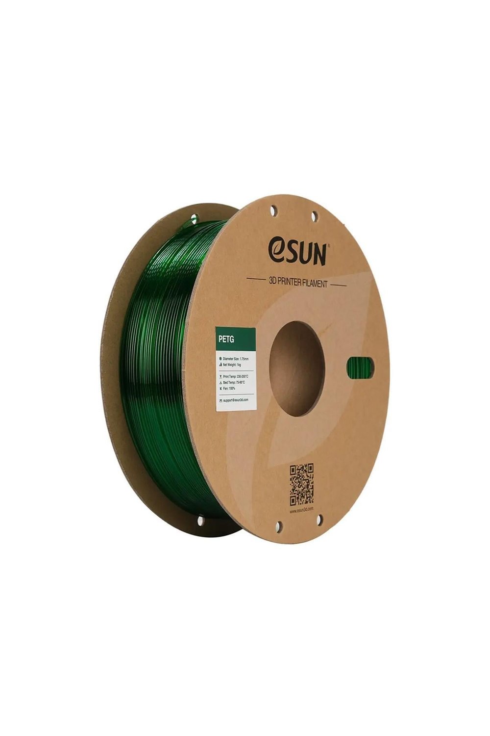 Esun PETG Filament Translucent Green
