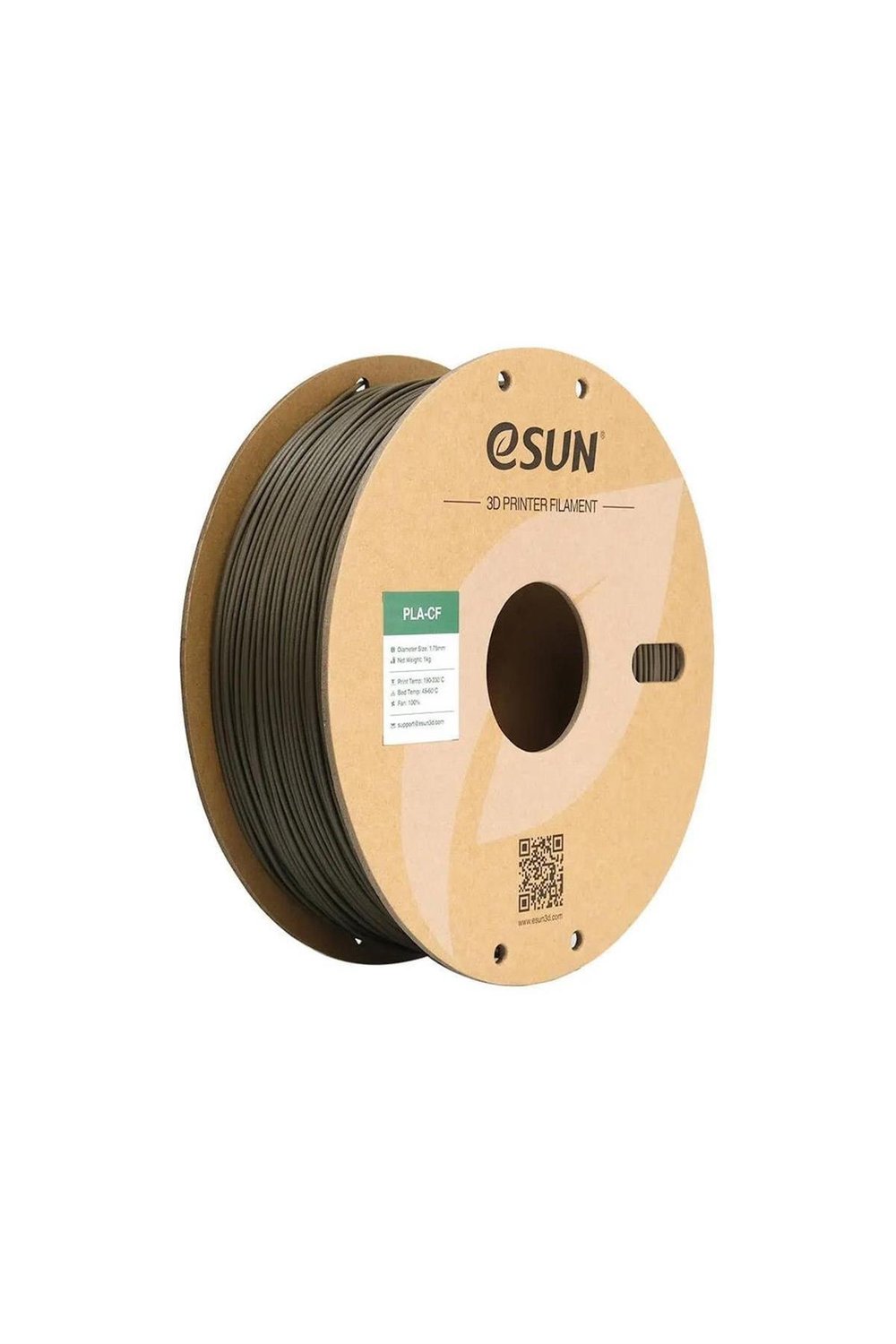 Esun PLA-CF Filament Kahverengi