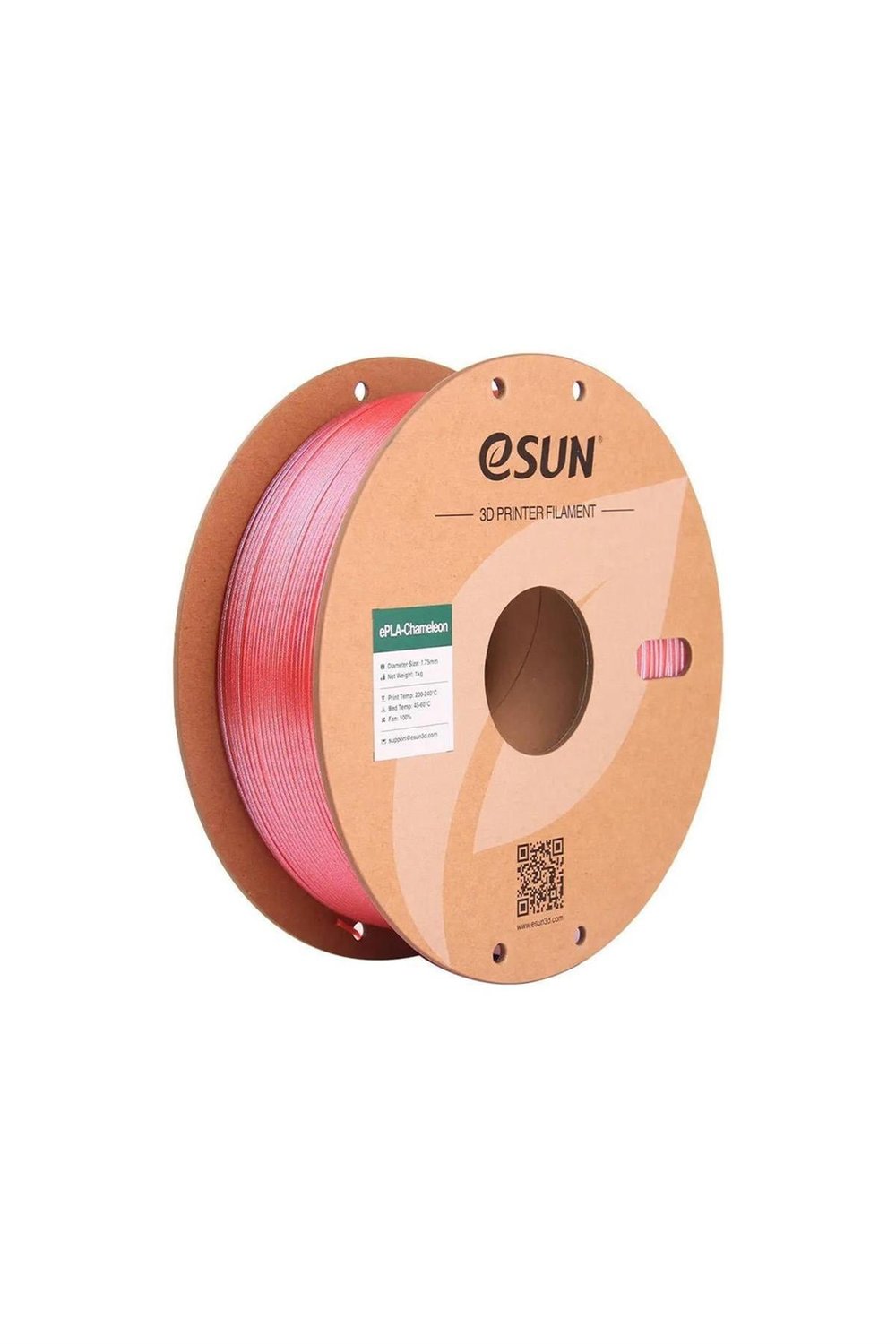 Esun PLA-Chameleon Filament Raspberry Red