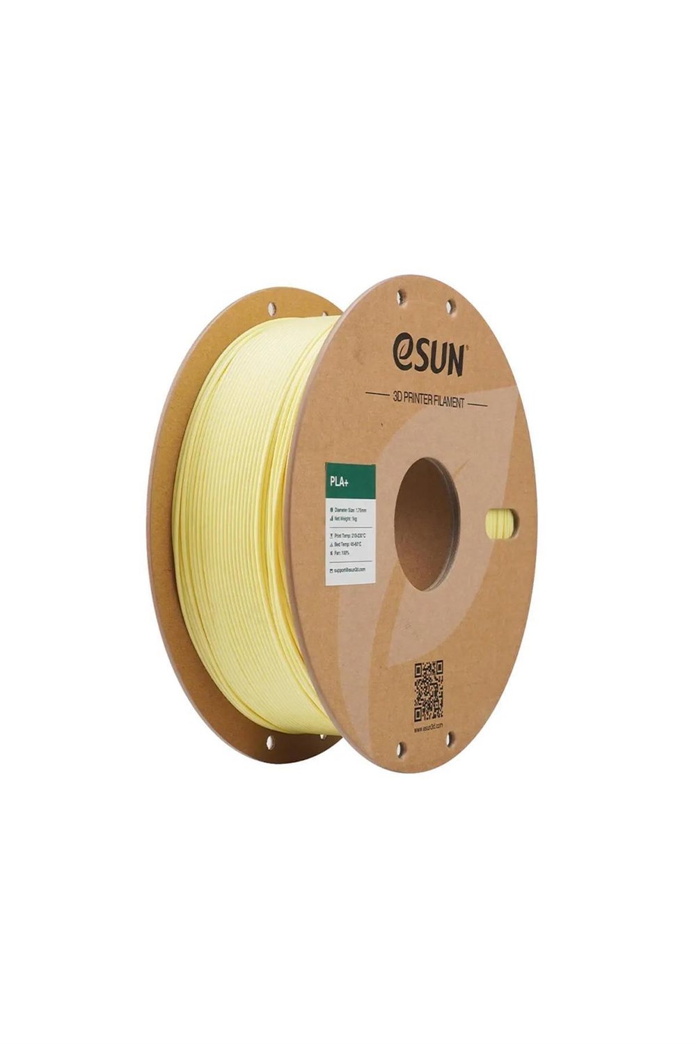 Esun PLA+ Filament Almond Yellow