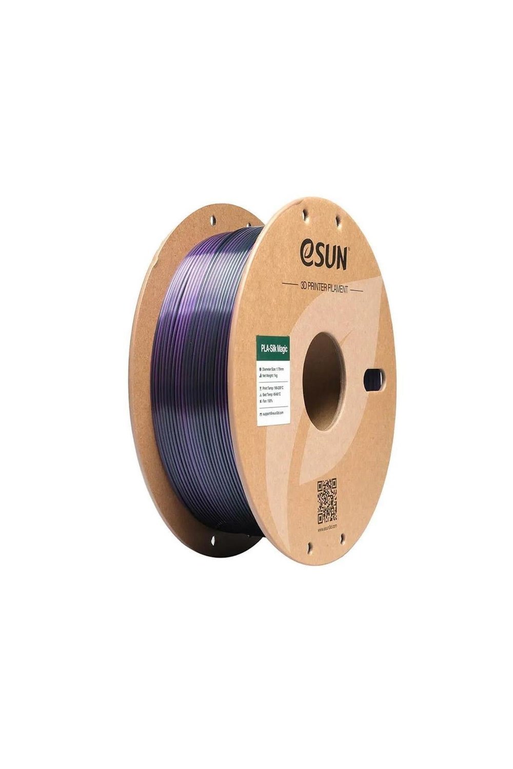 Esun PLA-Silk Magic Filament Black-Purple