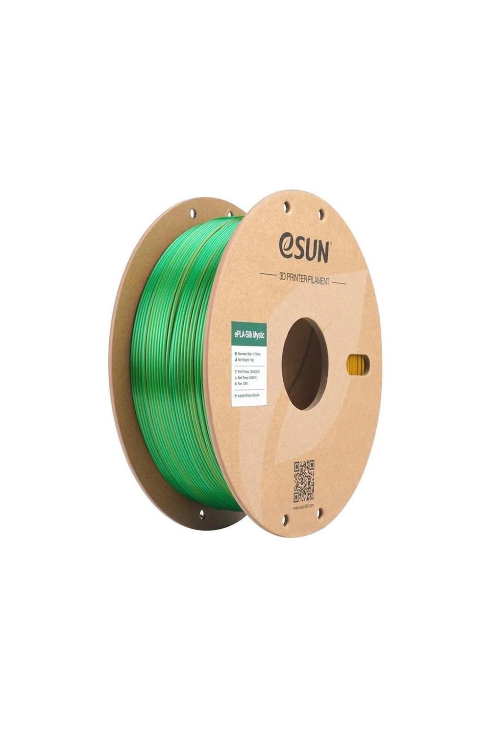 Esun PLA-Silk Mystic Filament Gold-Green-Purple
