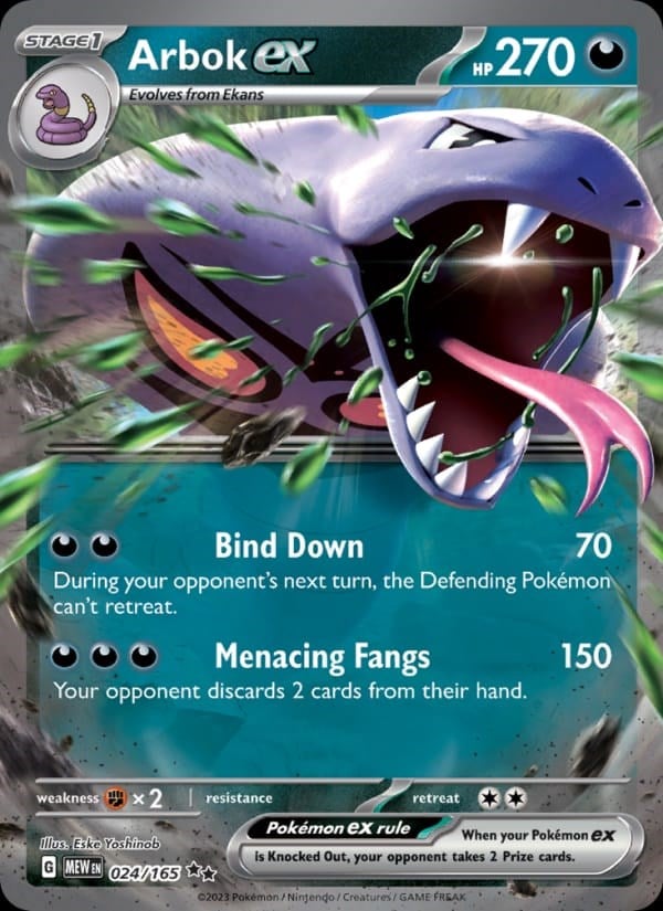Arbok ex - 151 #024