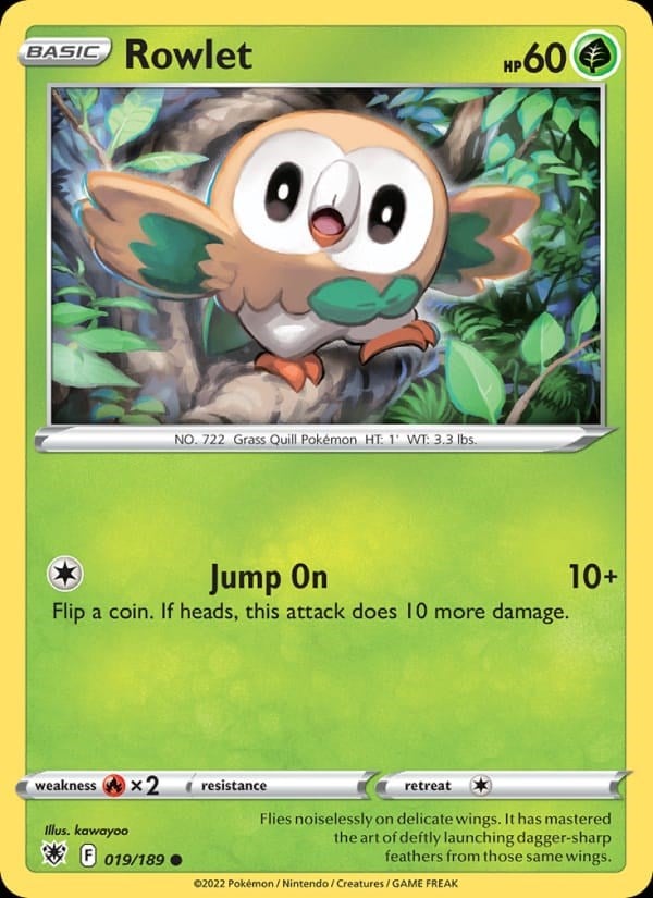 Astral Radiance - Rowlet #019