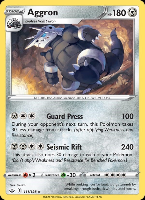 Chilling Reign - Aggron #111
