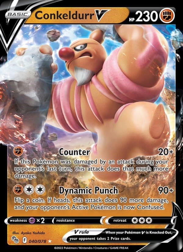 Conkeldurr V - Pokemon GO #040