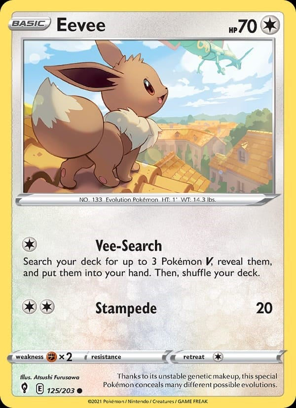 Evolving Skies - Eevee #125