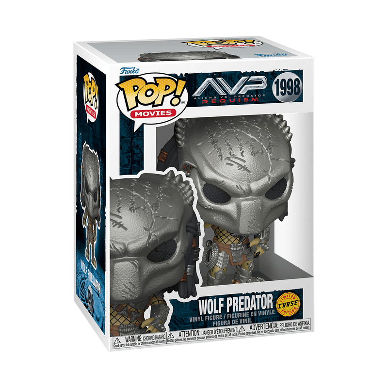 Funko Pop! Alien vs Predator Requiem - Wolf Predator #1998 (Chase Edition)