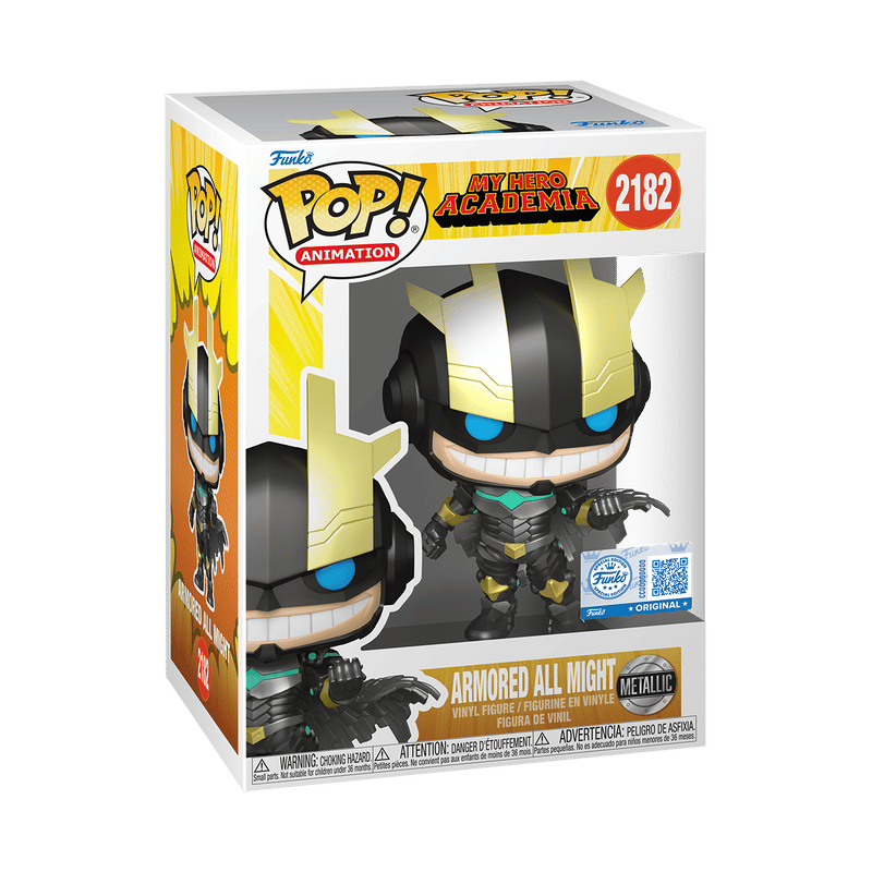 Funko POP! Animation : My Hero Academia - Armored All Might (Metallic) (Special Edition) #2182