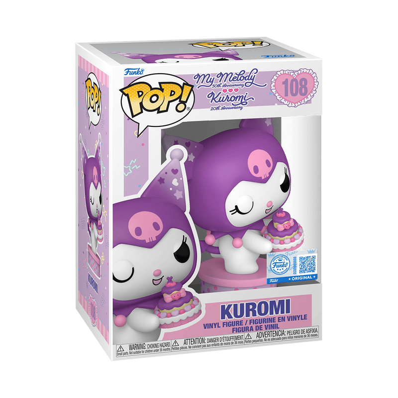 Funko Pop! Figür - Sanrio / Hello Kitty - Kuromi with Cake (20th Anniversary) #108