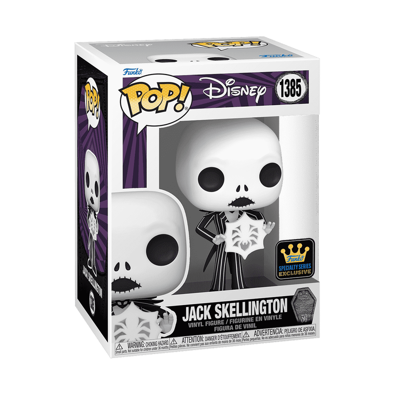 Funko Pop! Jack Skellington With Spider Snowflake #1385