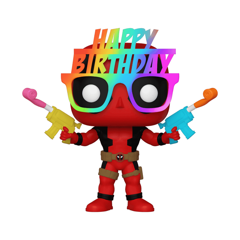 Funko Pop! Marvel Deadpool 30th- Birthday Glasses Deadpool #783