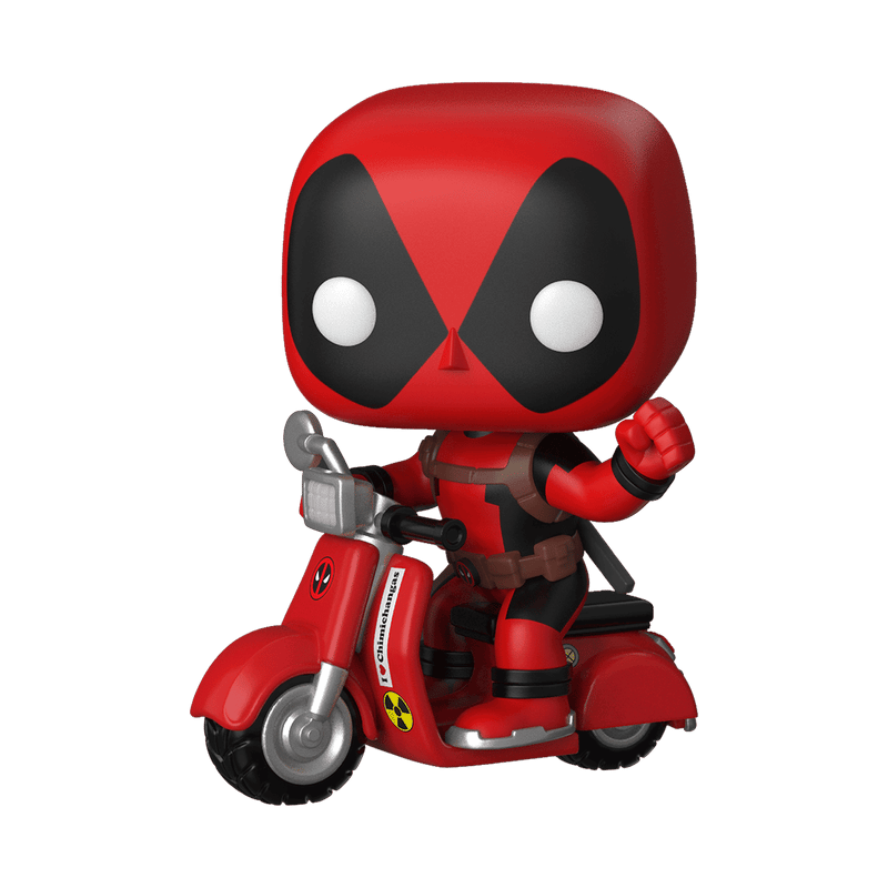 Funko Pop! Marvel - Deadpool Rides Deadpool on Scooter #48