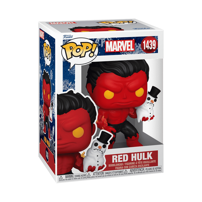 Funko Pop! Marvel / Hulk - Red Hulk with Snowman #1439
