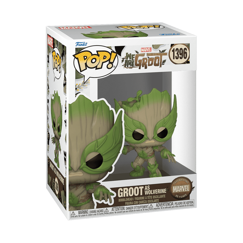 Funko Pop! Marvel - We are Groot - Groot as Wolverine #1396