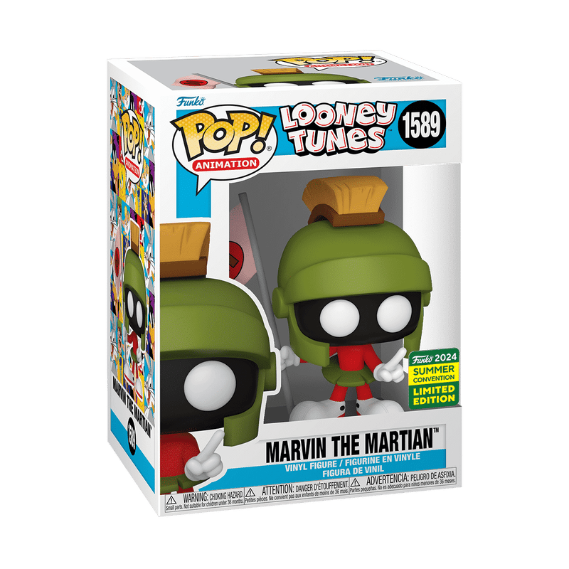 Funko Pop! Marvin The Martian With Martian Flag #1589