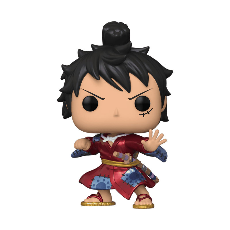 Funko Pop! One Piece - One Piece- Luffy in Kimono(Metallic) #921