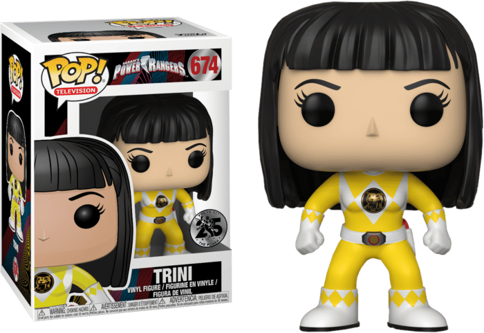 Funko Pop! Power Rangers - Yellow Ranger (No Helmet) - Trini #674