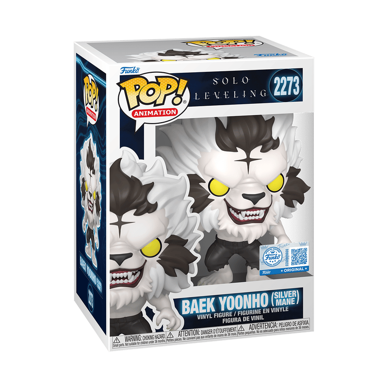Funko Pop! Solo Leveling - Baek Yoonho (Silver Mane) Vinyl Figure #2273