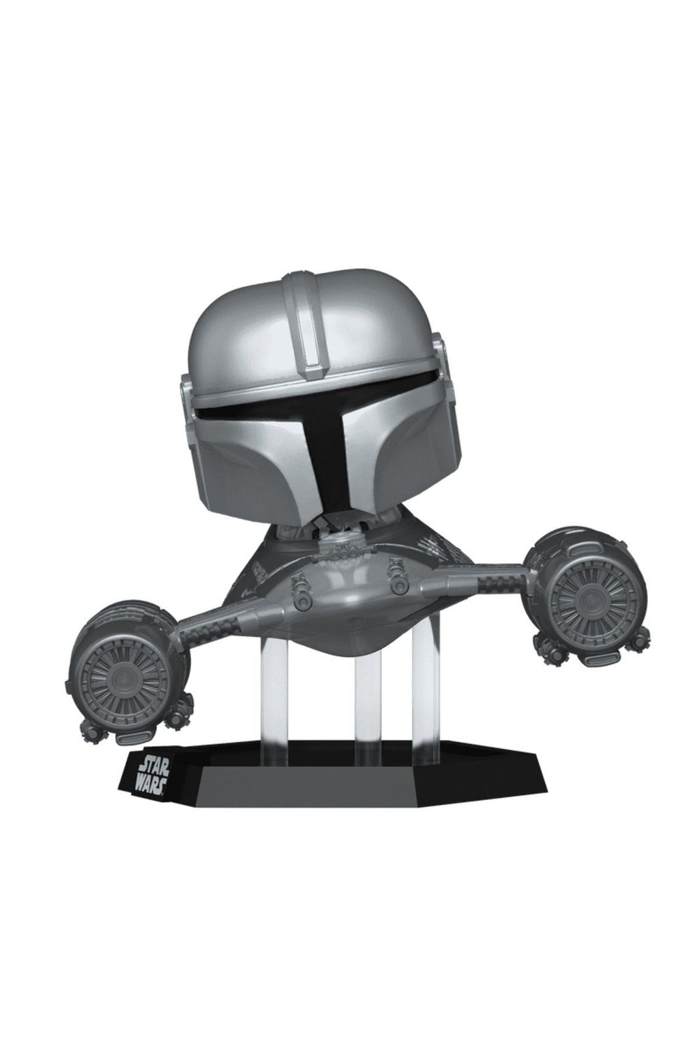 Funko Pop! Star Wars - Rides Super Deluxe the Mandalorian in N-1  Starfighter with R5-D4 #670