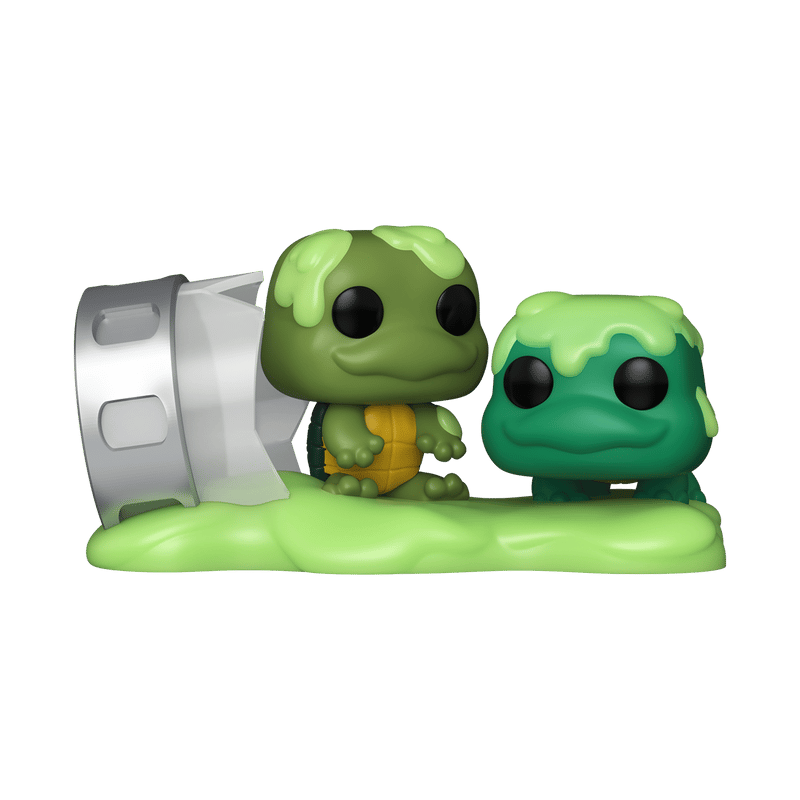 Funko Pop! Teenage Mutant Ninja Turtles - Leonardo & Michelangelo (Glow) Digital NFT Release (Grail) #335