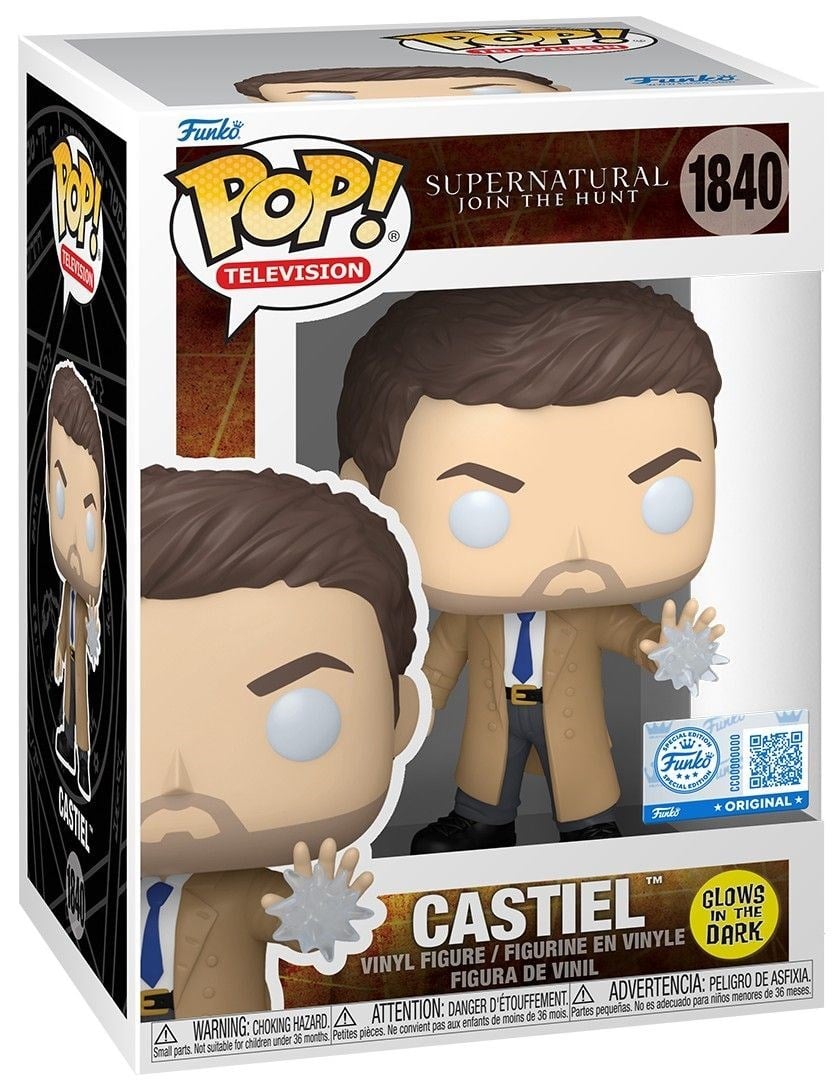 Funko POP! Television: Supernatural - Castiel (Glows in The Dark) (Special Edition) #1840