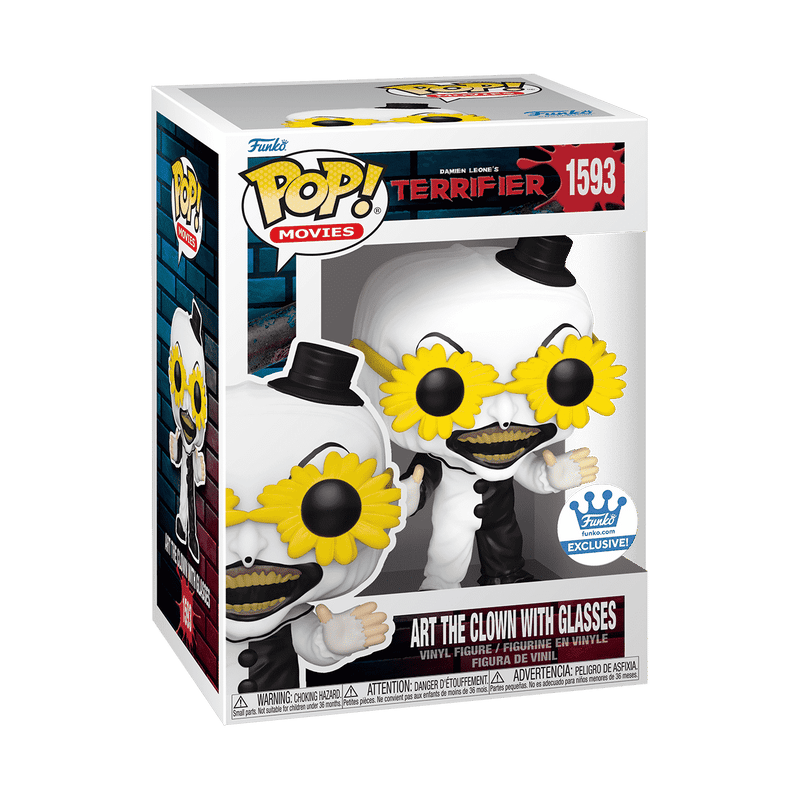 Funko Pop! Terrifier - Art the Clown With Glasses Vinyl Figure #1593 (Ön Sipariş)