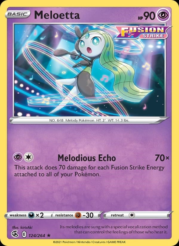 Fusion Strike - Meloetta #124