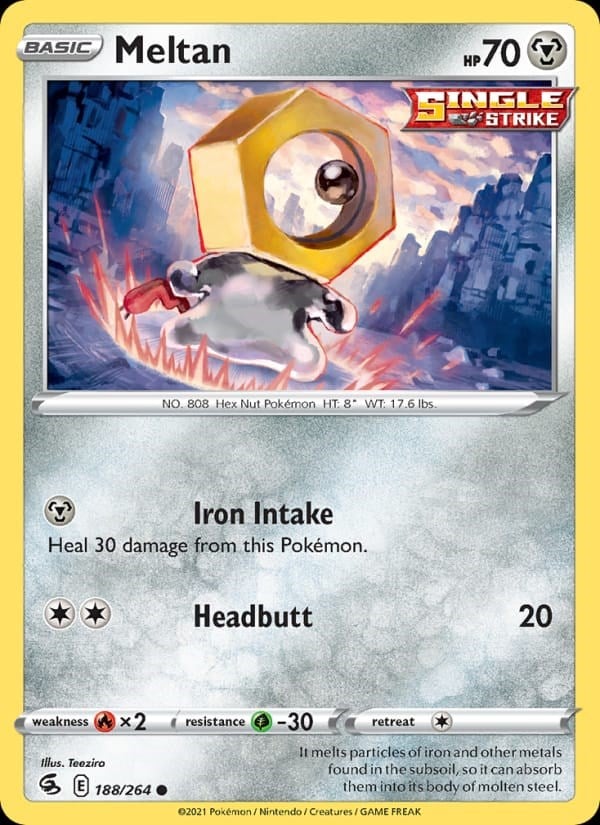 Fusion Strike - Meltan [Reverse Holo] #188