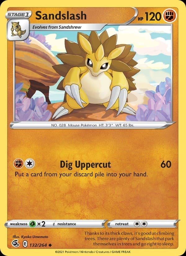 Fusion Strike - Sandslash #132
