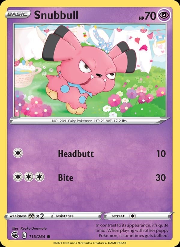 Fusion Strike - Snubbull #115