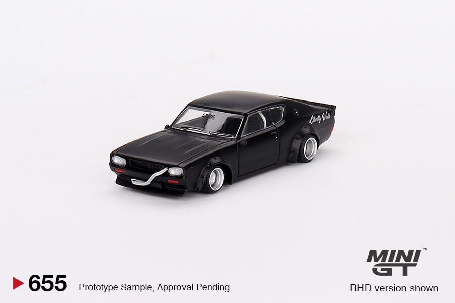 Mini GT - Nissan Skyline Kenmeri Liberty Walk Matt Black MGT00655 1:64