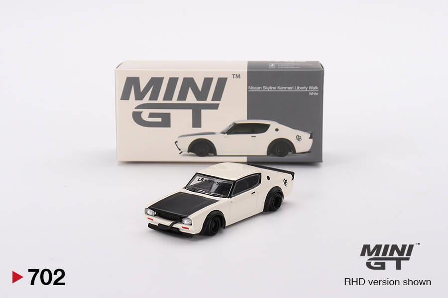 Mini GT - Nissan Skyline Kenmeri Liberty Walk White MGT00702 1:64