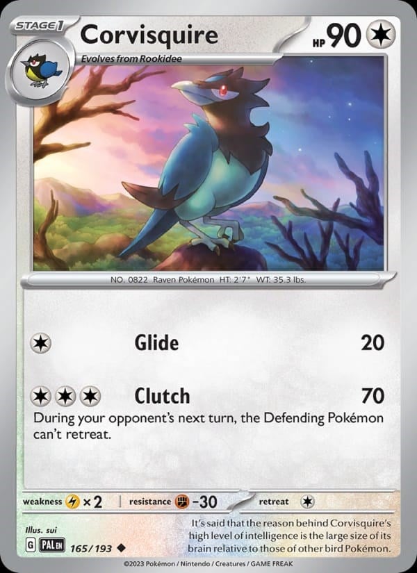 Paldea Evolved - Corvisquire #165