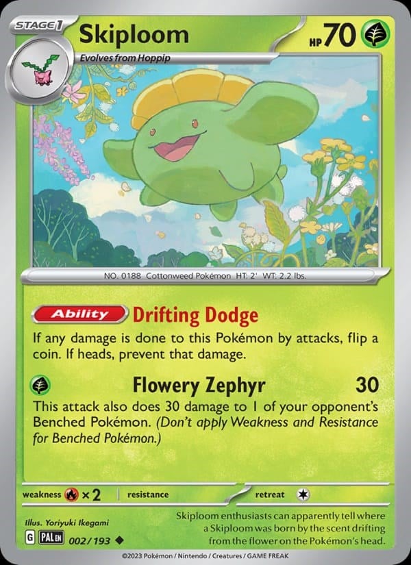 Paldea Evolved - Skiploom #002