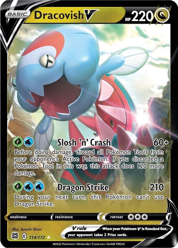 Pokemon Dracovish V #114