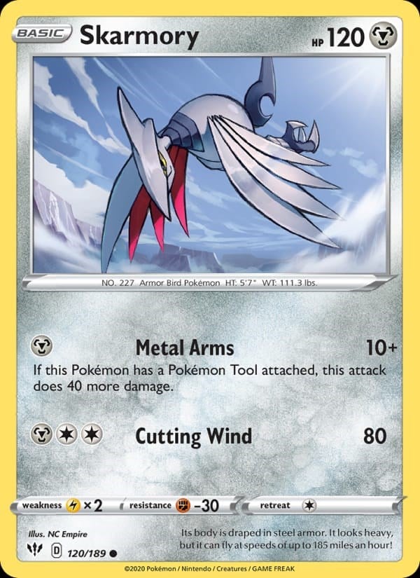 Skarmory - Darkness Ablaze #120 #Normal