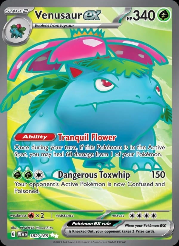 Venusaur ex - 151 #182