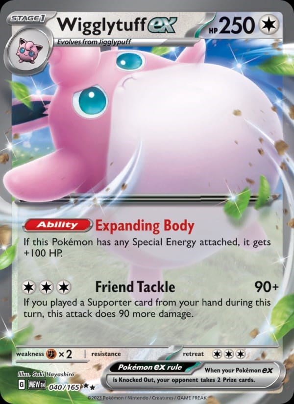 Wigglytuff ex - 151 #040