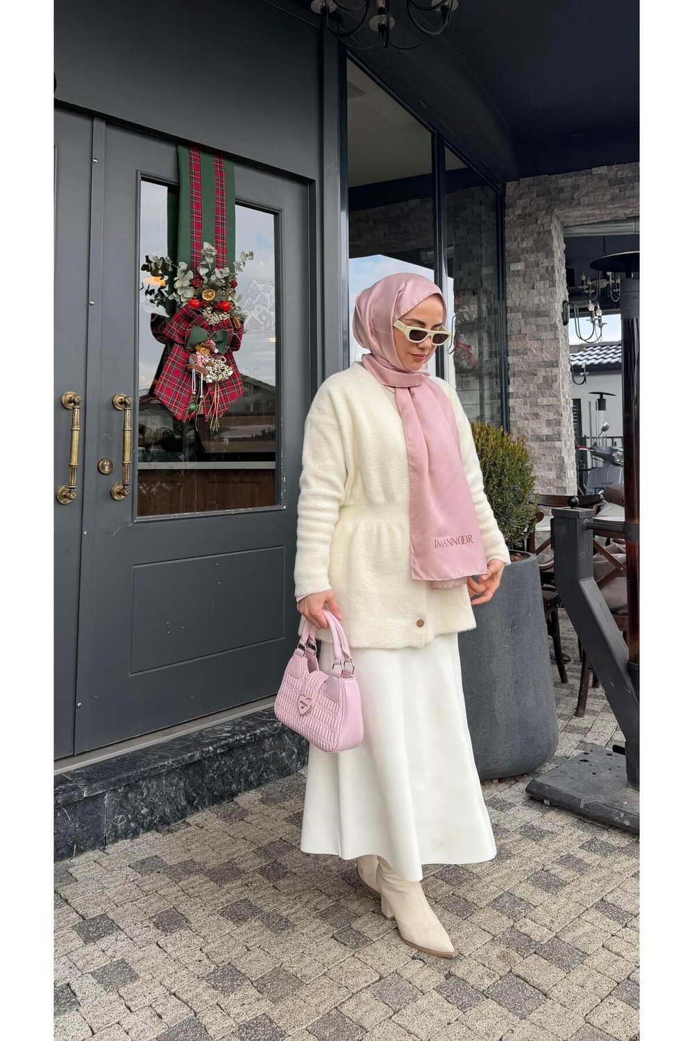 Basic Hırka Beyaz