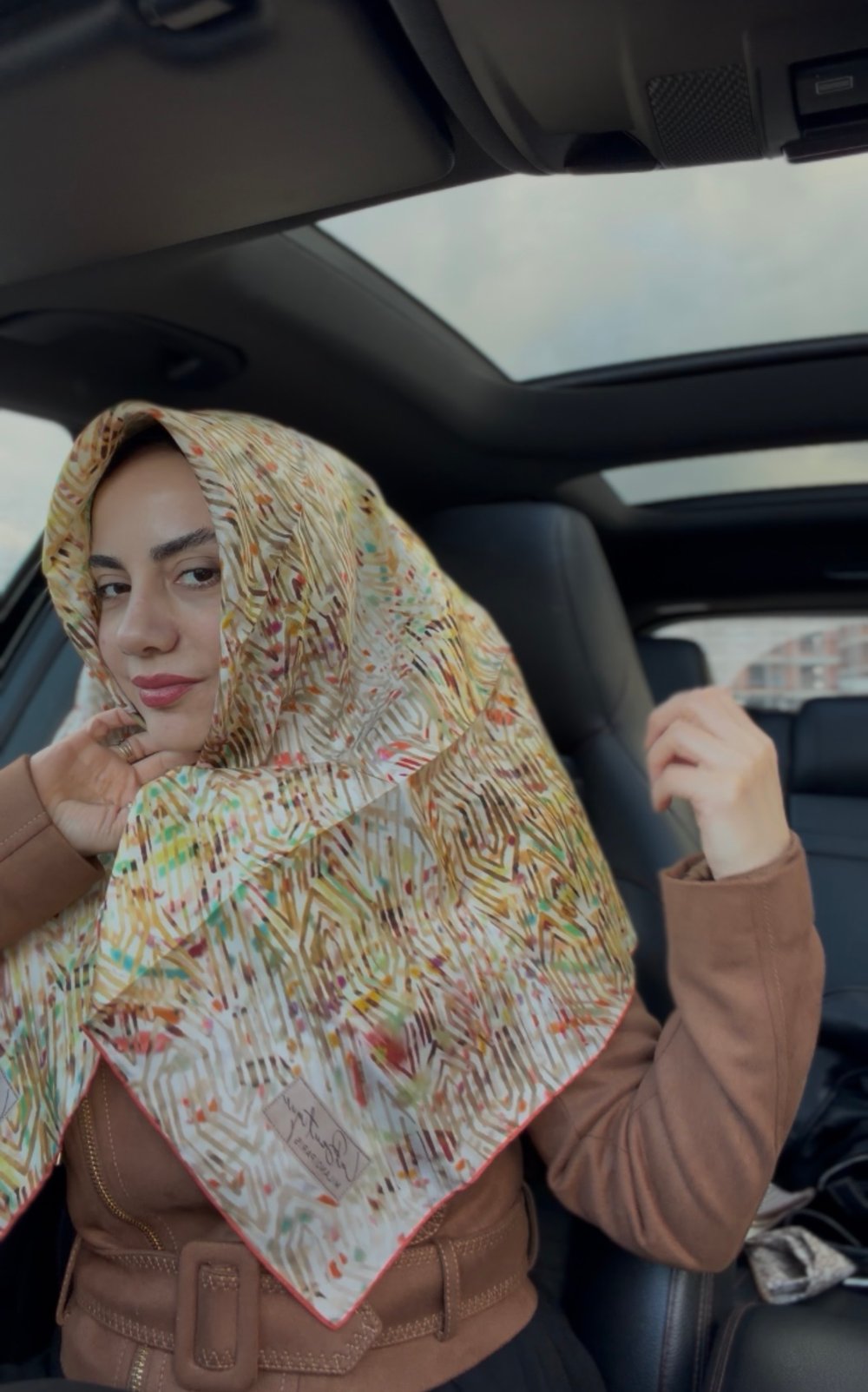 La Boutique Yeni Sezon Twill İpek Eşarp 2528-03