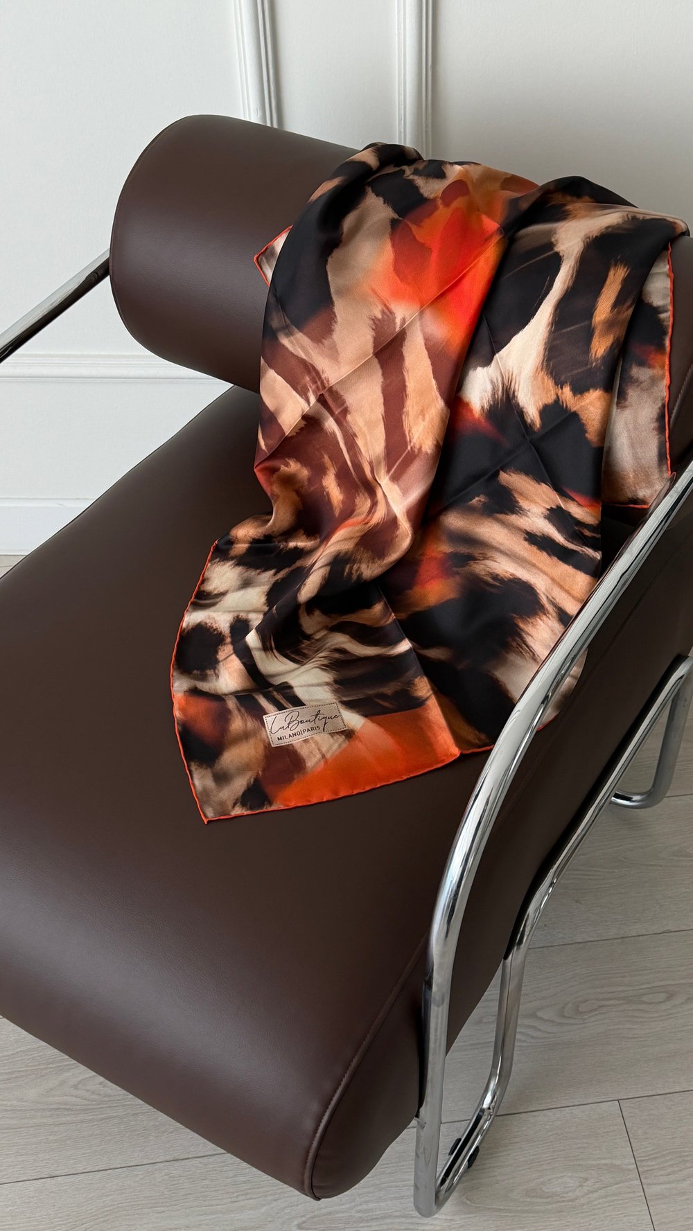 La Boutique Yeni Sezon Twill İpek Eşarp 2534-03