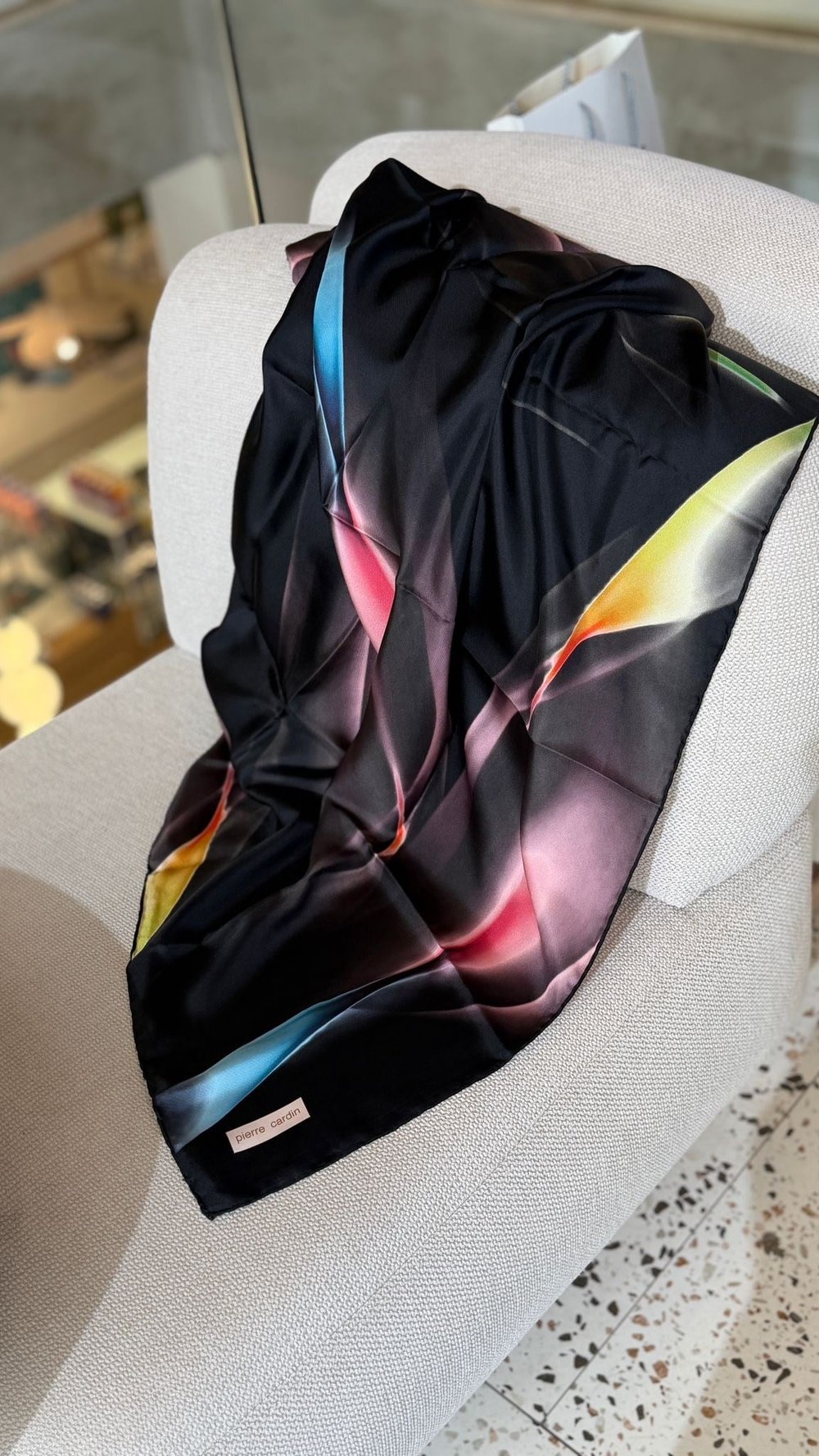 Pierre Cardin Siyah Eşarp