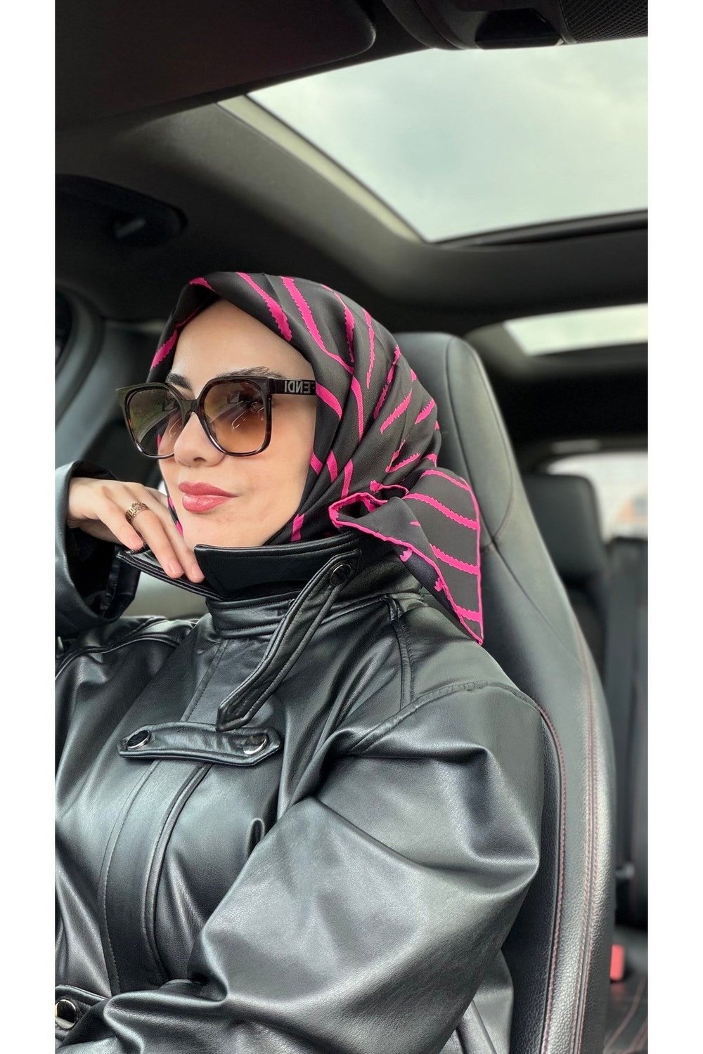 Yeni Sezon Twill İpek Eşarp 2513-09