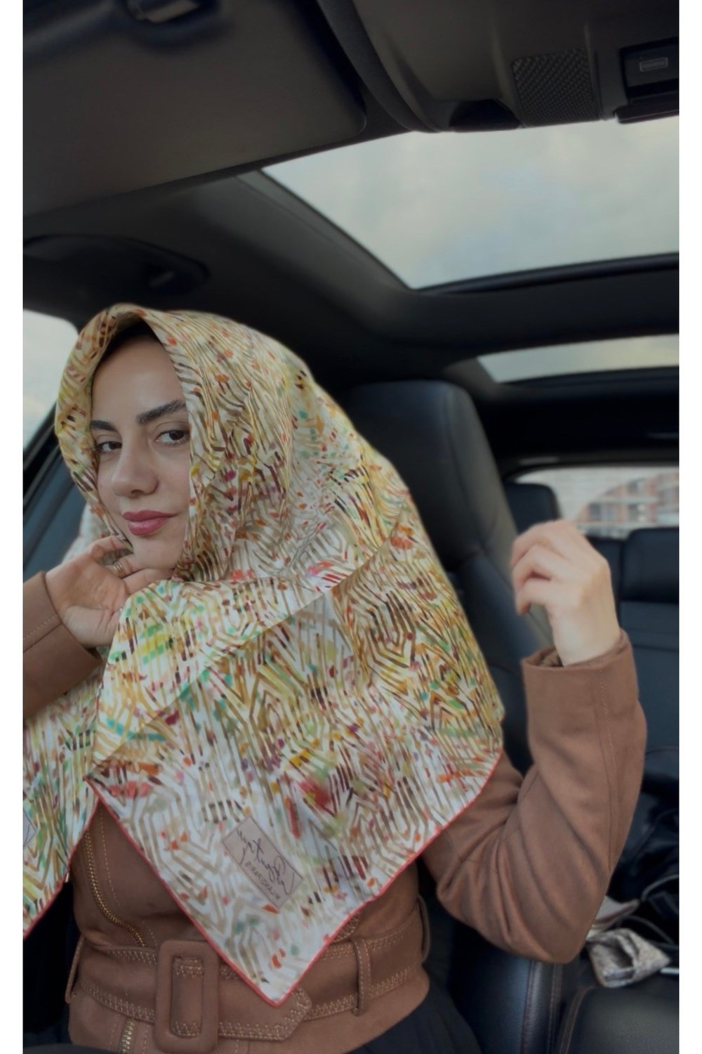 Yeni Sezon Twill İpek Eşarp 2528-03