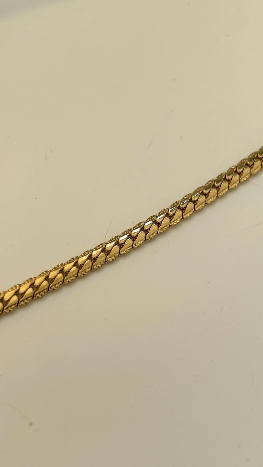 Balıksırtı Çelik Gold Bileklik 