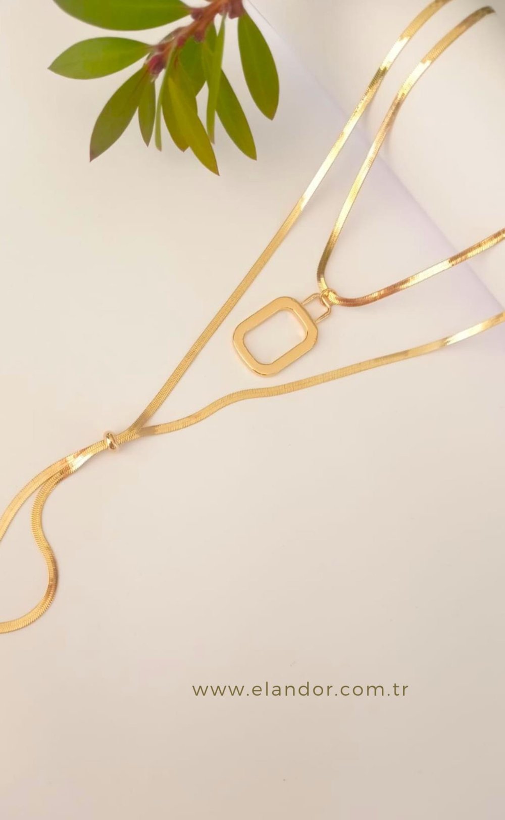 İtalyan Zincir Gold Kolye