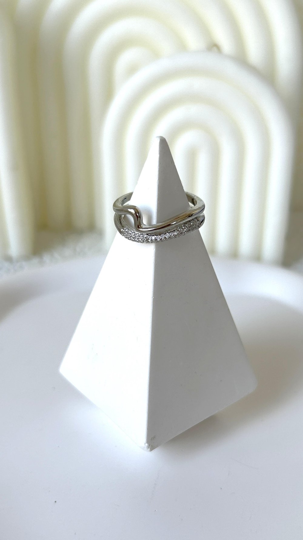 Dalga Model Silver Yüzük