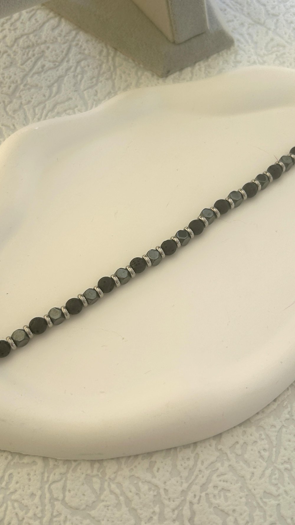 Doğal Taş Siyah Bileklik
